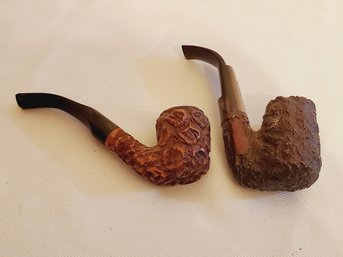 Two Vintage Tobacco Pipes - Denby & Caminetto