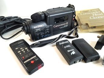 Canovision 8 Canon E06 8mm Video Camera & Recorder, Untested