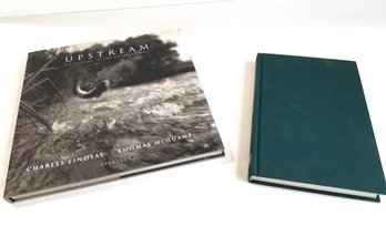 Fly Fishing Hardcover Books-The Imcompleat Angler & Upstream Fly Fishing In The American West