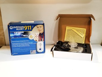 Two Logic Mark Guardian Alert Life Emergency Medical 911 Alert Systems - Complete