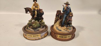 Hand Painted John Wayne Figures