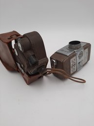 2 Vintage 8MM Movie Cameras