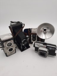 A GREAT Lot Of Early Vintage Cameras