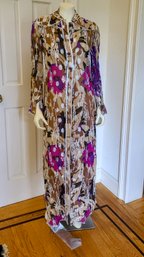 Designer Dress By Rizkallah/Malcolm Starr- A Never Worn Country Club/ Jet Setter Semi Shear Statement Dress