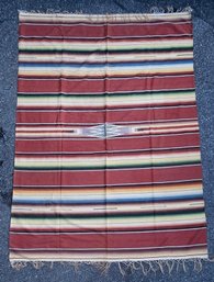 Vintage Soft Woven Multi Color Blanket