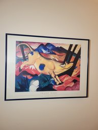 Franz Marc Die Glebe Kuh 1911 Framed Print. - - - - - - -- - - - - - - - - - - - - - - - - - - - - -Loc: P Bin