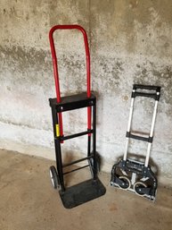 Milwaukee 300/500 Lb. Capacity Convertible Hand Truck & Small Folding Light Duty Hand Truck