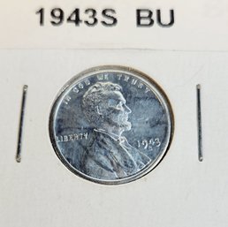 1943-s Lincoln Steel Penny  - BU   (WWII)