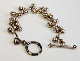 Heavy Sterling Silver  Unique   Chain Link Bracelet