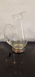 Vintage Glass Water Pitcher