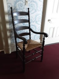 Antique Caned Ladderback Chair #1