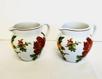 Two Kimono Creamers By Wedgewood Made In England