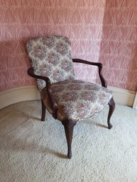 Floral Upholstered Armchair #2