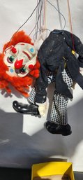 Vintage Pelham Marionette Puppet ( Bimbo The Clown)