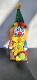 Vintage Paper Machete Clown