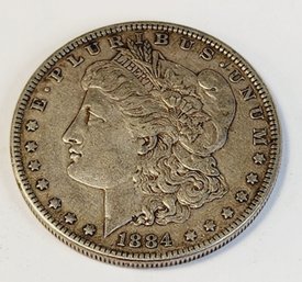 1884 Morgan Silver Dollar (140 Years Old)