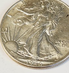 Super 1946 - P Walking Liberty Silver Half Dollar