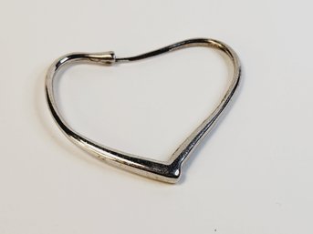 Heart Shaped TIFFANY & Co. Sterling Silver Pendant/earring