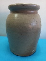 Dark Brown Pottery Crock