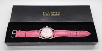 Vintage Joan Rivers Classics Collection Pink Watch