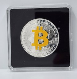 Really Cool Bitcoin Coin In Collectible Case