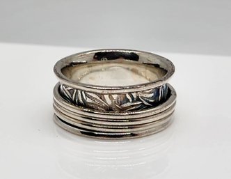Size 6 Spinner Ring In Sterling