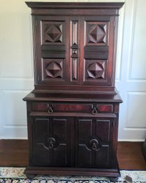 Louis X111 Style, Antique  Cabinet Hutch/Side Board By Hathaway.  Circa 1900-1930