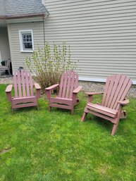 Adirondack Chair Trifecta.  These Are Composite