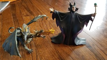 Maleficent & Two-Headed Dragon Desktop Characters