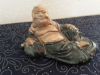 Happy Lounging Buddha Sculpture