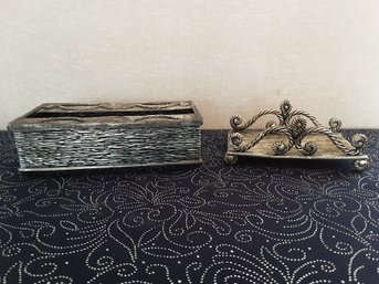 Vintage Tissue And Napkin Holders