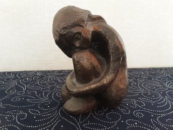 Little Girl Kneeling Sculpture