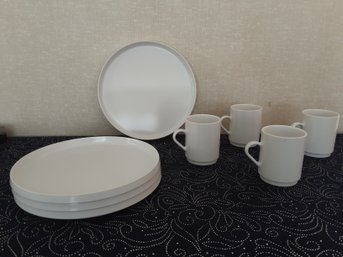 Oblique By PMC Plate And Mug Set