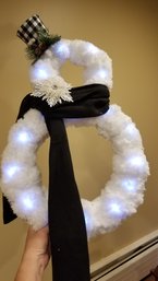 Holiday Snowman Wreath