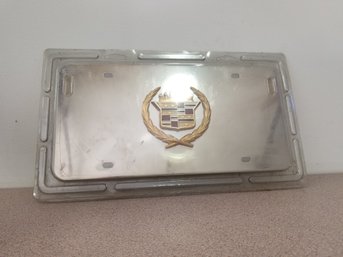 Cadillac Mirrored Vanity Plate New