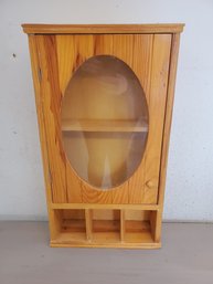 Small Wood Table Top Or Wall Mount Display Cabinet