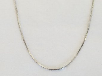 Vintage Sterling Silver 925 Italy 18' Chain Necklace