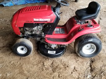 Yard Machines Riding Mower With Cup Holder