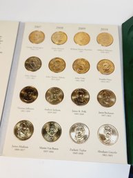 Complete Presidential Golden Dollar Coin Book Full $39 Coins