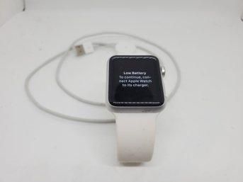 APPLE Watch & Charger - White 7000 Series Aluminum