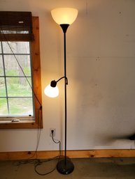 Two Way Black Floor Lamp