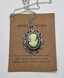 Brand New Cameo Pendant Necklace