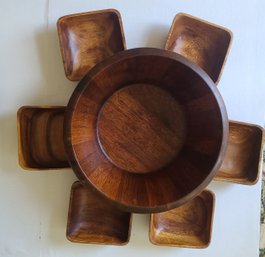 The Cellar 7-piece Acacia Wood Salad Bowl Set