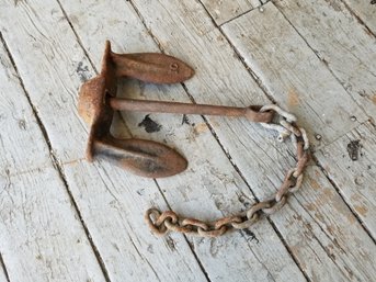 Antique Navy Style 10 Pound Boat Anchor