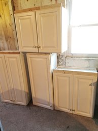 Miscellaneous White Cabinets Used