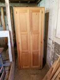 Vintage Wood 2 Door Armoire