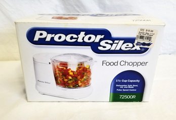 NEW Proctor Silex 1.5 Cup Food Chopper - Original Box