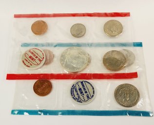 1969 US Mint Set Original Gov. Package (P And D)silver Kennedy