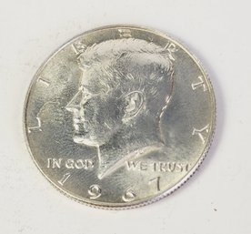 1967 Kennedy Silver Half Dollar Unciirculated