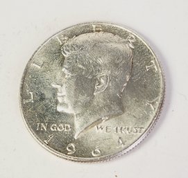 1964 Kennedy SILVER  Half Dollar (90 Percent Silver)